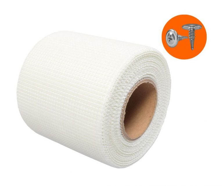 Cinta De Malla Adherible Exterior Rollo De 10 Cm X 22 M Plafones MG