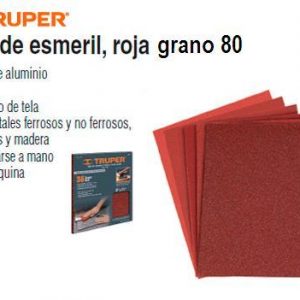 LIJA ESMERIL GRANO 80 11642 ROJA TRUPER