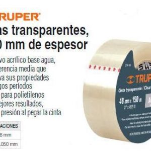 CINTA TRANSPARENTE 48MM X 150M 12557 TRUPER